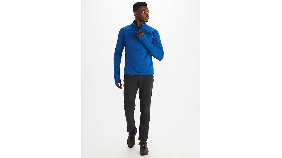 Marmot Olden Polartec 1/2 Zip - Men's, Small, Dark Azure, M13183-2059-S