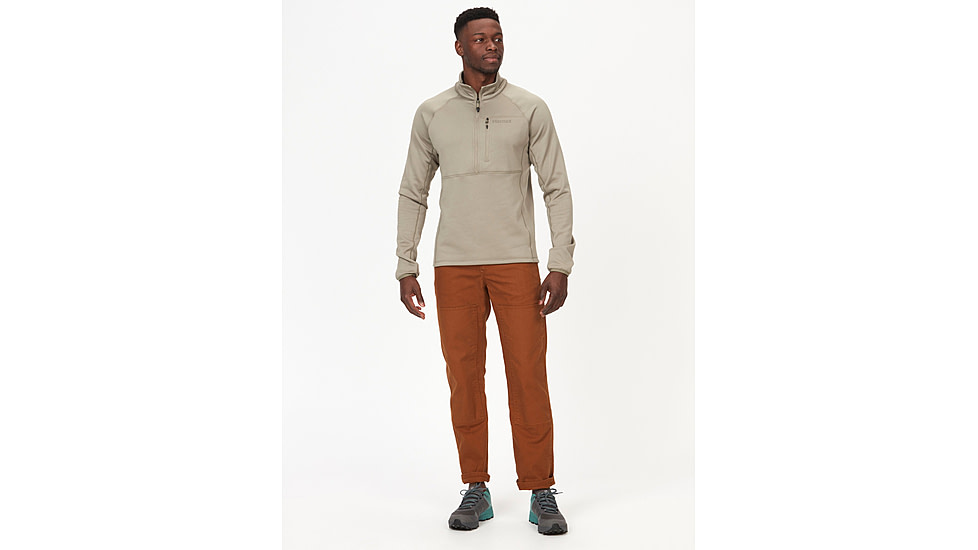 Marmot Olden Polartec 1/2 Zip - Mens, Vetiver, Medium, M13183-21543-M