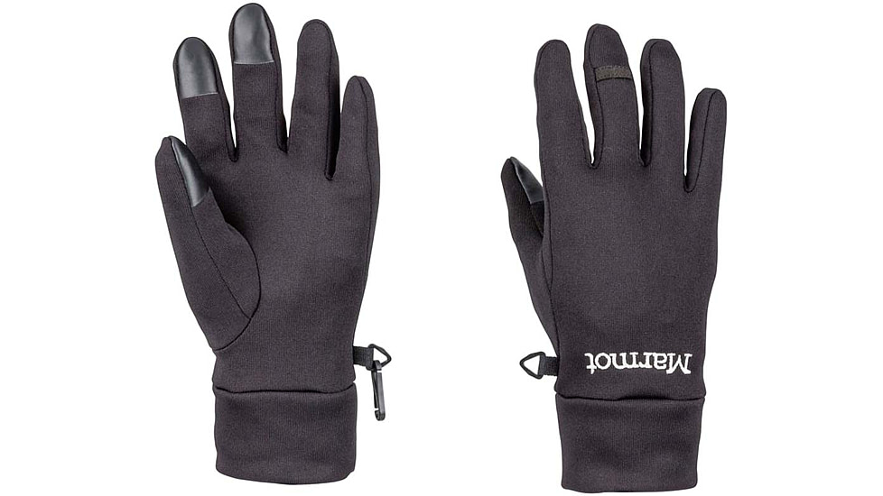 Marmot Power Stretch Connect Glove - Womens, Black, Medium, 12960-001-M