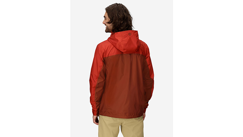 Marmot PreCip Eco Jacket - Mens, Pecan/Sumac, M, M15881-24396M