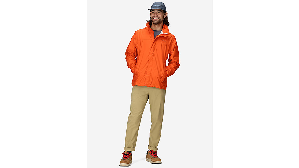 Marmot PreCip Eco Jacket - Mens, Red Sun, M, M15881-5972M