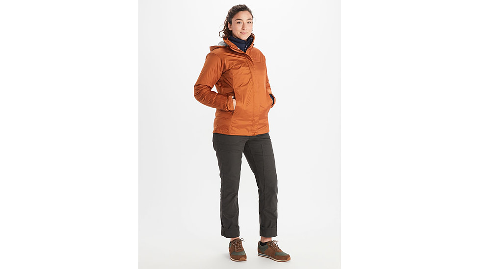 Marmot PreCip Eco Jacket - Womens, Copper, Small, 46700-7160-S