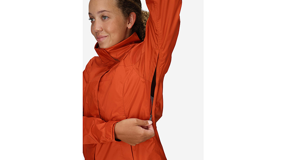 Marmot PreCip Eco Jacket - Womens, Ginger Blossom, XS, M15866-24362XS