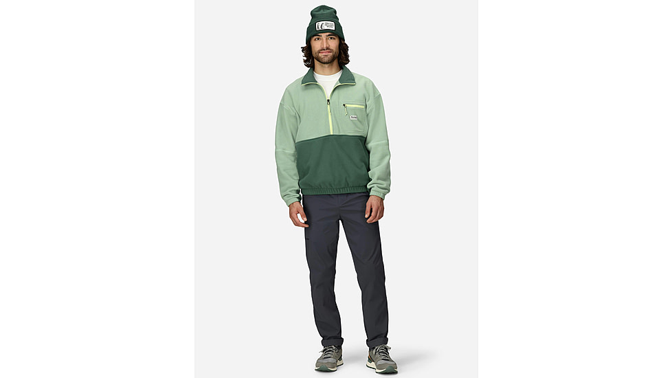 Marmot Retro Rocklin 1/2 Zip - Mens, Agate Green/Juniper Green, L, M14609-24395L
