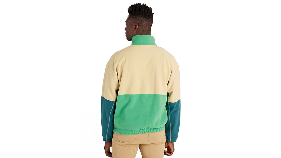 Marmot Retro Rocklin 1/2 Zip - Mens, Light Oak/Clover/Dark Jungle, Large, M14609-23234-L