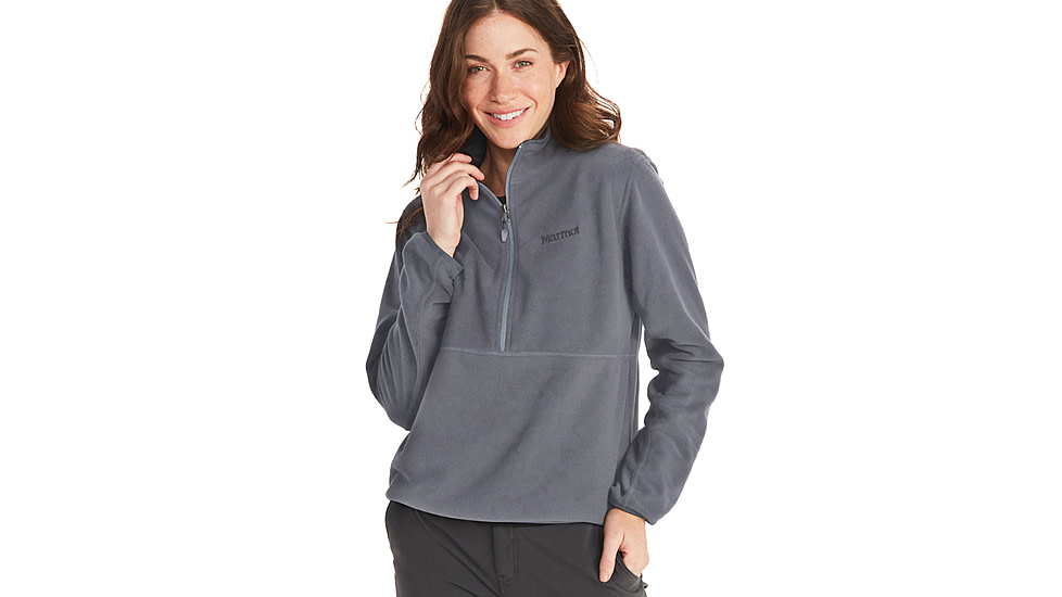 Marmot Rocklin 1/2 Zip - Womens, Steel Onyx, Extra Small, M12403-1515-XS