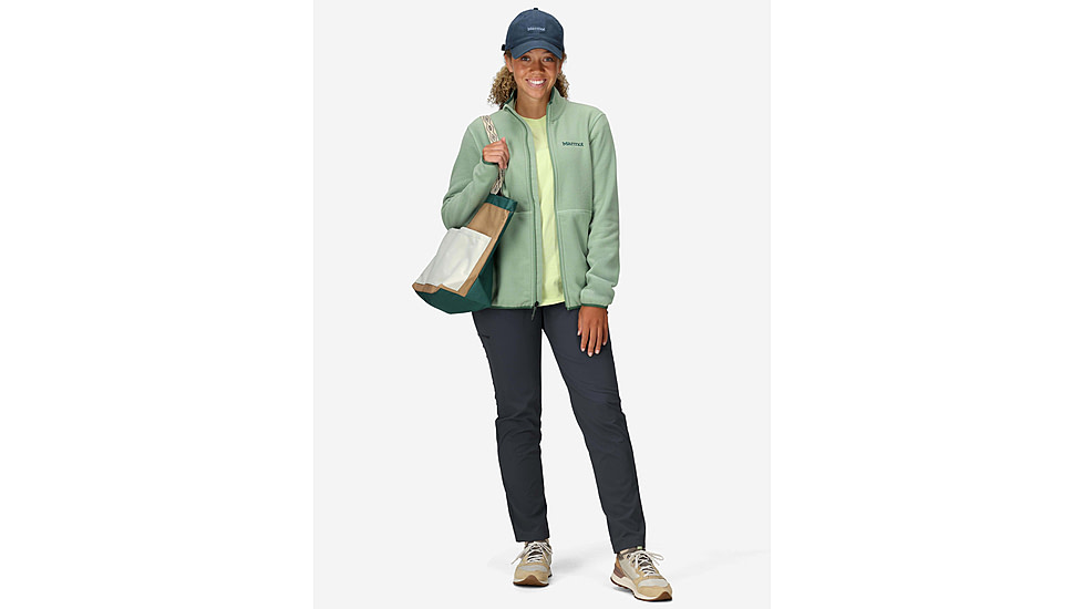 Marmot Rocklin Full Zip Jacket - Womens, Agate Green, L, M12402-24373L