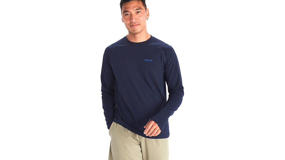 Marmot Windridge Long Sleeve T-Shirt - Mens, Arctic Navy, 2XL, M14153-2975-XXL