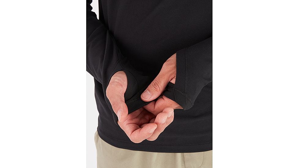 Marmot Windridge Long Sleeve T-Shirt - Mens, Black, 2XL, M14153-001-XXL