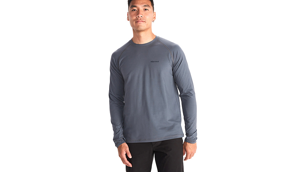 Marmot Windridge Long Sleeve T-Shirt - Mens, Steel Onyx, 2XL, M14153-1515-XXL