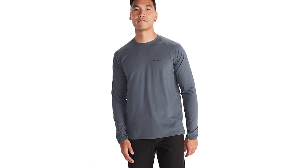 Marmot Windridge Long Sleeve T-Shirt - Mens, Steel Onyx, Small, M14153-1515-S