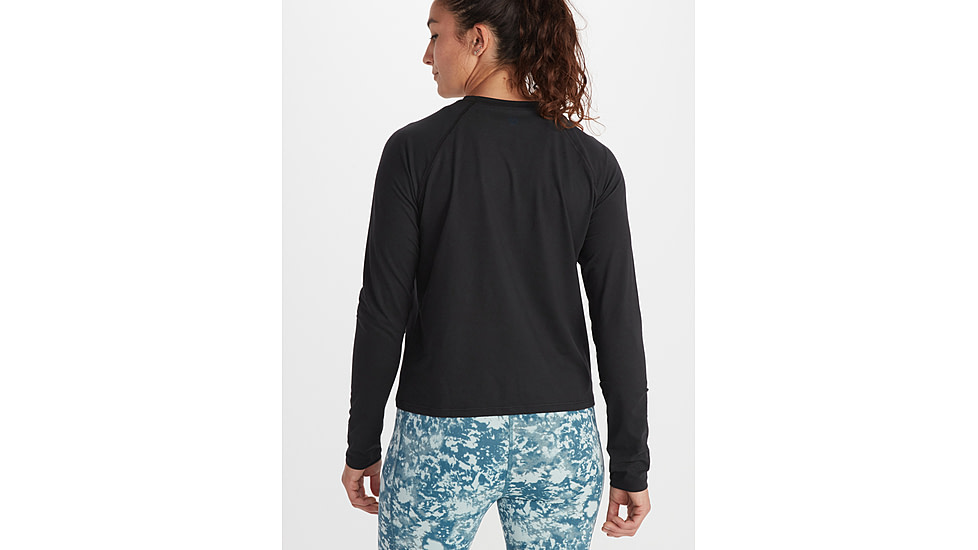 Marmot Windridge Long Sleeve T-Shirt - Womens, Black, Extra Large, M14236-001-XL