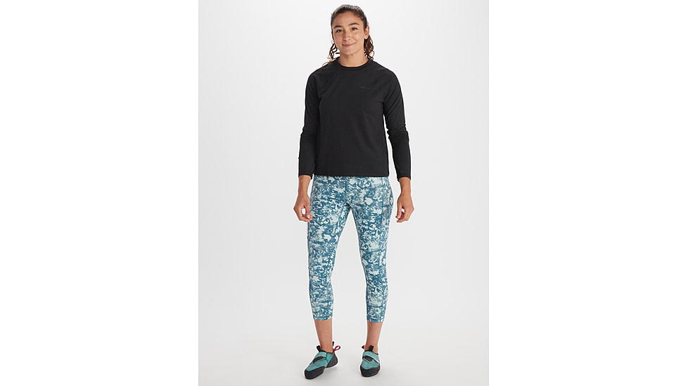 Marmot Windridge Long Sleeve T-Shirt - Womens, Black, Extra Large, M14236-001-XL