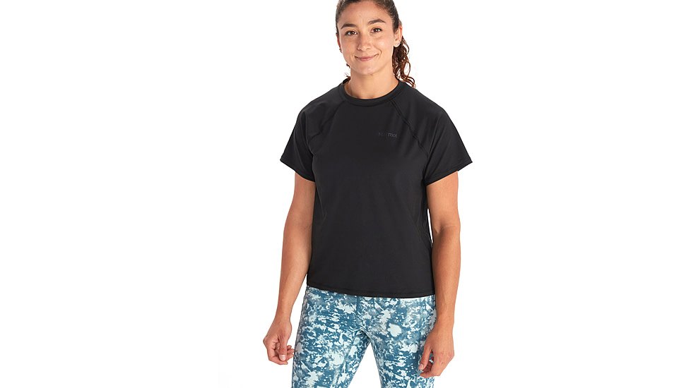 Marmot Windridge Short Sleeve Shirt - Womens, Black, Extra Small, M14237-001-XS