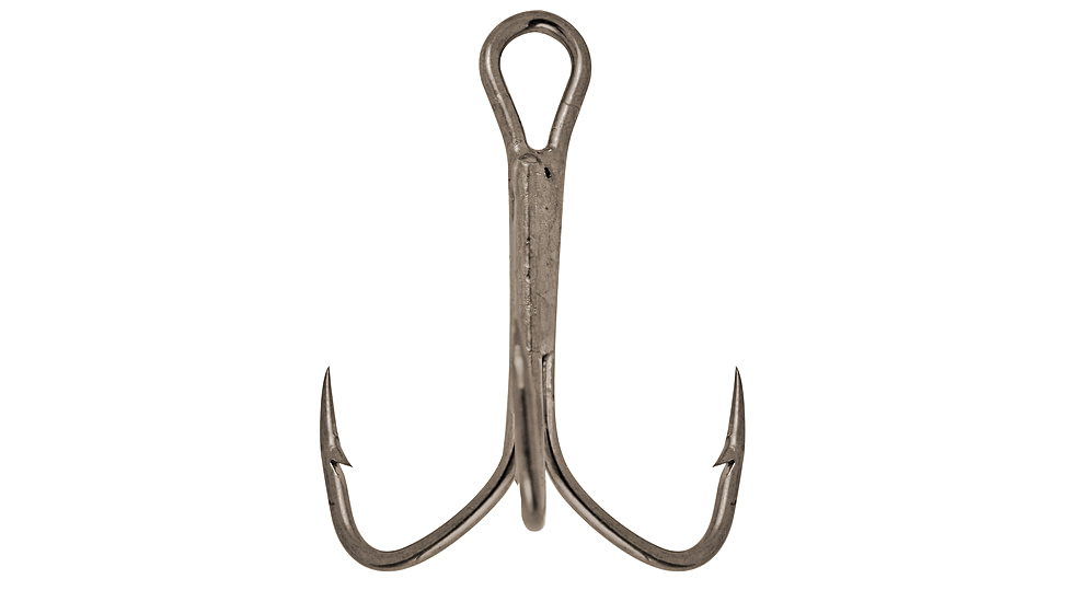 Matzuo Sickle Treble, Black Chrome, Size 1/0, 340011-1/0