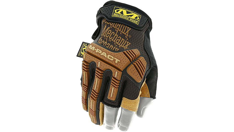 Mechanix Wear Leather M-Pact Framer Glove - Mens, Tan, Small, LFR-75-008