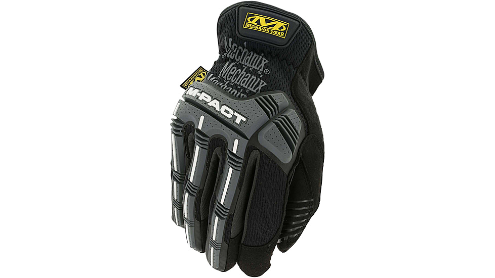 Mechanix Wear M-Pact Open Cuff Gloves - Mens, Black/Grey, Small, MPC-58-008