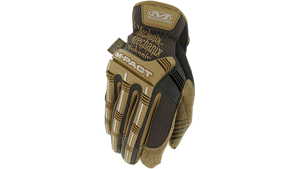 Mechanix Wear M-Pact Open Cuff Gloves - Mens, Brown, Small, MPC-07-008
