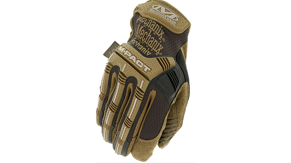 Mechanix Wear M-Pact Thermoplastic Rubber Gloves - Men's, Brown, Small MPT-07-008