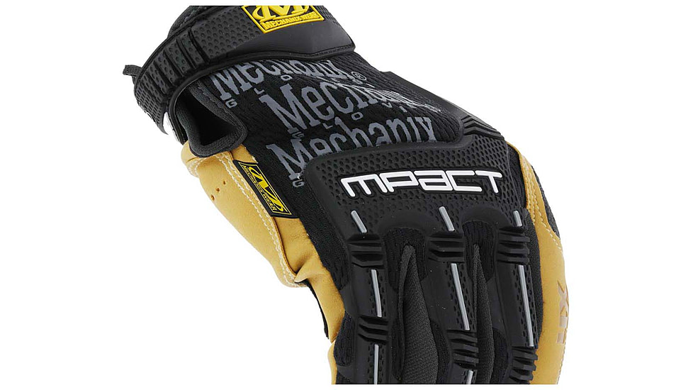 Mechanix Wear Material4x M-Pact Glove - Mens, Black/Yellow, Small, MP4X-75-008