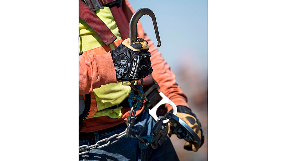 Mechanix Wear Material4x M-Pact Glove - Mens, Black/Yellow, Small, MP4X-75-008