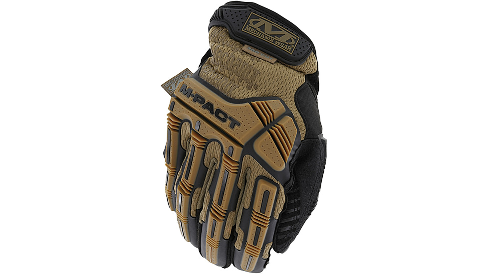 Mechanix Wear TAA M-Pact D4-360 Gloves - Men's, Black/Brown, Medium, SMP-FX72-009