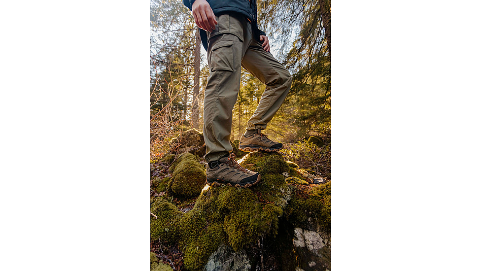 Merrell Moab 3 WP Hiking Shoes - Mens, Olive/Gum, 12, J036553-12