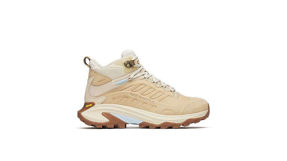 Merrell Moab Speed 2 Leather Mid WP Hiking Shoes - Womens, Latte, 8.5 US, J038492-8.5