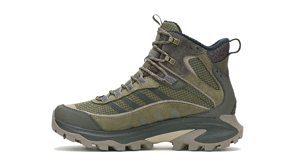 Merrell Moab Speed 2 Thermo Mid Waterproof Boots - Mens, Olive, 11.5 US, J038413-11.5