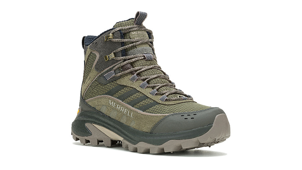 Merrell Moab Speed 2 Thermo Mid Waterproof Boots - Mens, Olive, 11.5 US, J038413-11.5