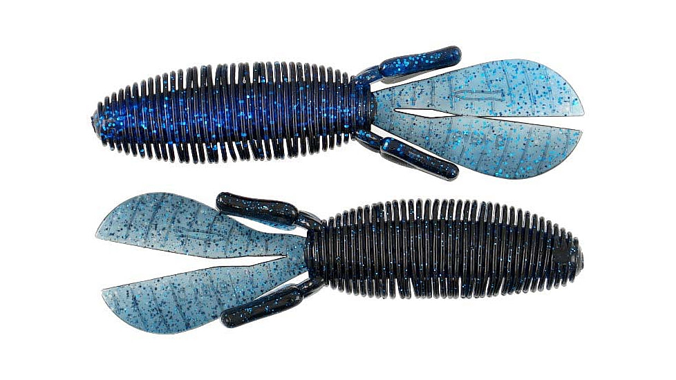 Missile Baits Baby D Bomb Soft Bait, 7, 3.65in, Ballistic Bruiser, MBBD365-BLBR