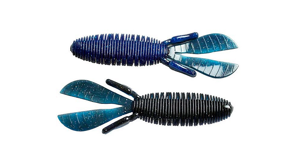 Missile Baits Baby D Bomb Soft Bait, 7, 3.65in, Bruiser Flash, MBBD365-BRF