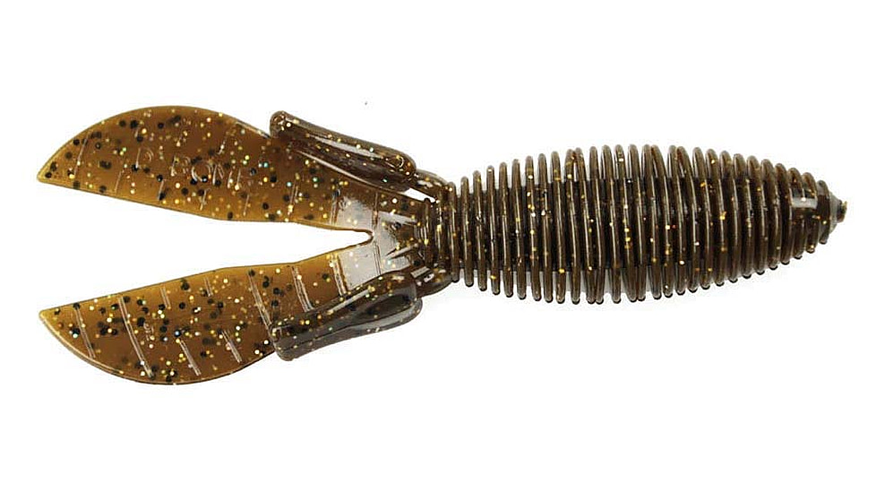 Missile Baits D Bomb Soft Bait, 6, 4in, Green Pumpkin Flash, MBDB45-GPF