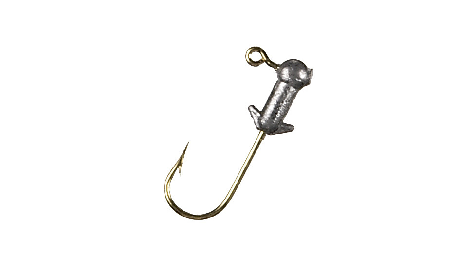 Mizmo Jighead, 1/64 oz, Sz 8 Gold Hook, 8/Pack, 98164