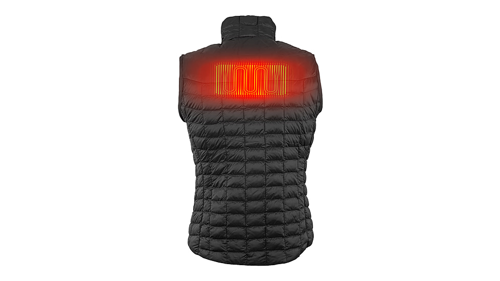Mobile Warming 7.4V Heated Back Country Vest - Womens, Black, Small, MWWV04010220