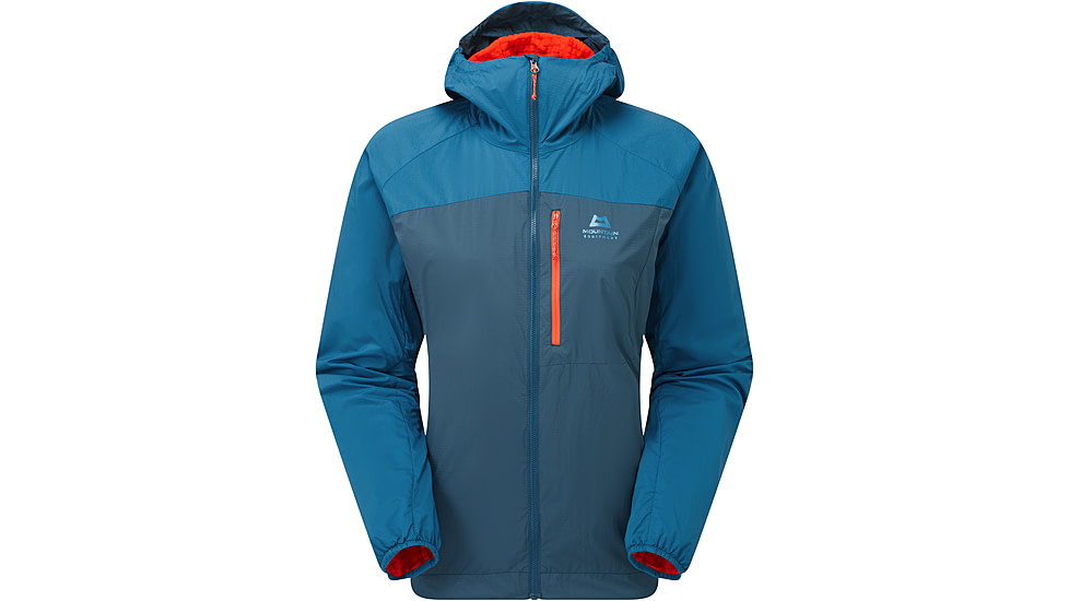 Mountain Equipment Aerotherm Jacket - Womens, Majolica/Capsicum, 8, ME-006705MC-8