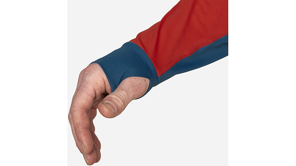 Mountain Equipment Aiguille Hooded Top - Mens, Dusk/RedRock, Small, ME-007145 DRR-S