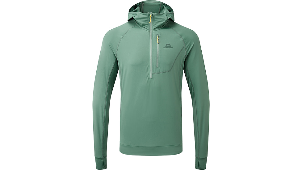 Mountain Equipment Aiguille Hooded Top - Mens, Sage, 2XL, ME-007145-ME-01790 Sage-XXL