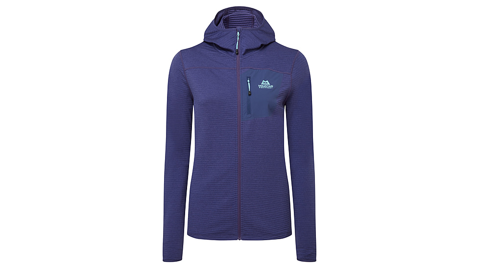 Mountain Equipment Lumiko Hooded Jacket - Womens, Amethyst/Medieval, 14, Me01853Am/Me14