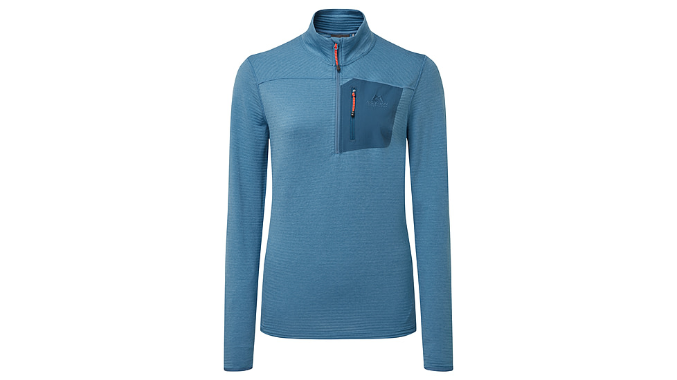 Mountain Equipment Lumiko Zip Shirt - Womens, Stellar/Majolica, 16, 01850Stellar/Maj-16
