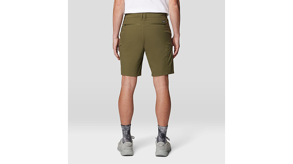 Mountain Hardwear AP Cargo Short - Mens, Combat Green, 33x7, 190423013081