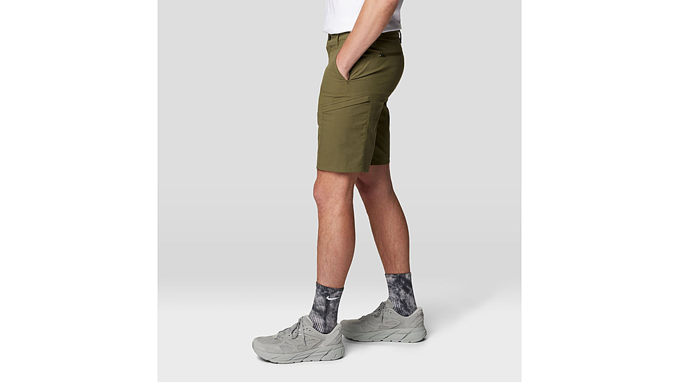 Mountain Hardwear AP Cargo Short - Mens, Combat Green, 33x7, 190423013081