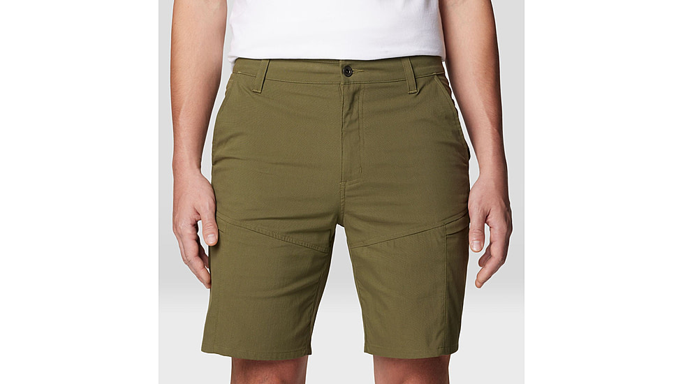 Mountain Hardwear AP Cargo Short - Mens, Combat Green, 33x7, 190423013081