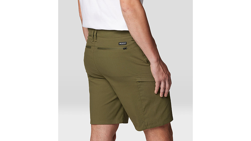 Mountain Hardwear AP Cargo Short - Mens, Combat Green, 33x7, 190423013081