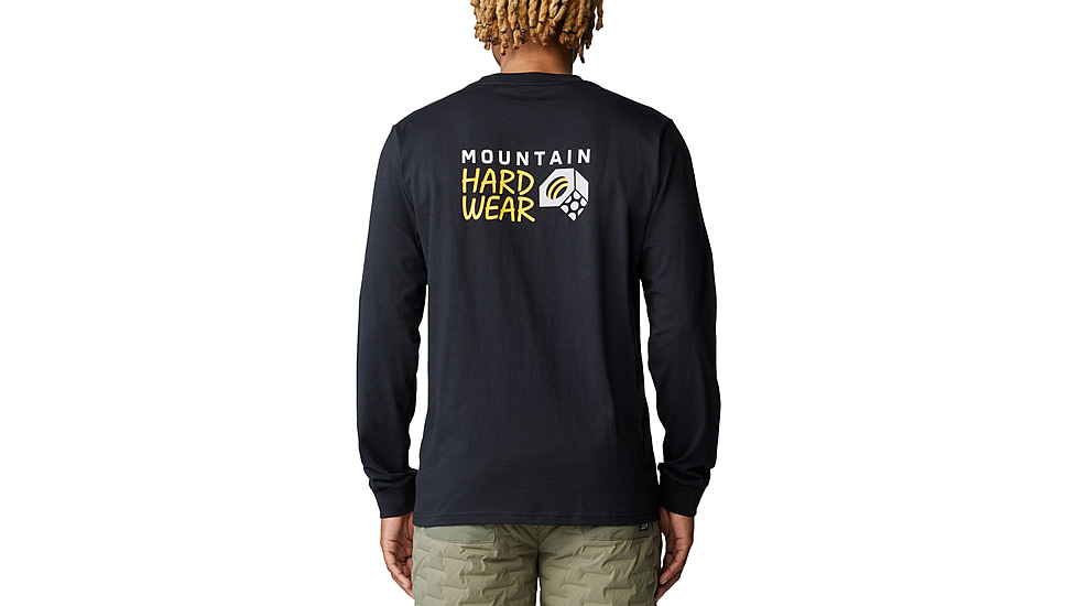 Mountain Hardwear Box Logo Long Sleeve Shirt - Mens, Black, XL, 190423059973