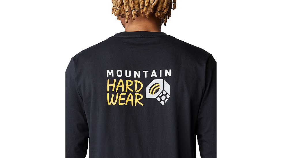 Mountain Hardwear Box Logo Long Sleeve Shirt - Mens, Black, XL, 190423059973