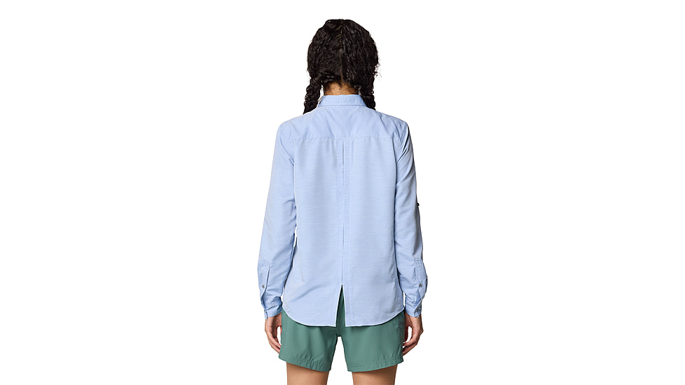 Mountain Hardwear Canyon Long Sleeve Shirts - Womens, Deep Lake, M, 190423015399