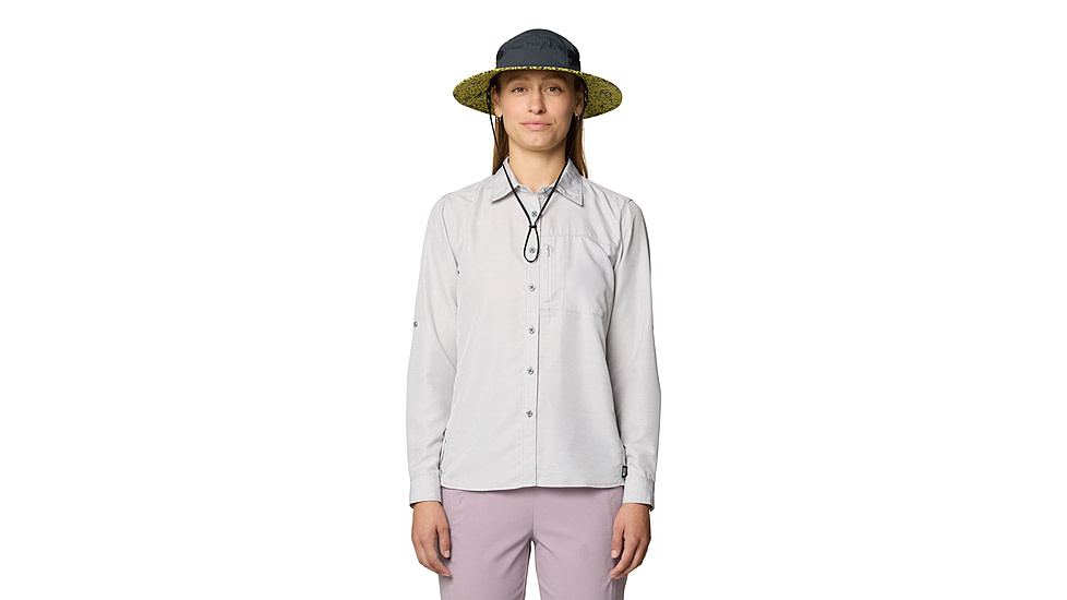Mountain Hardwear Canyon Long Sleeve Shirts - Womens, Light Dunes, S, 190423015504