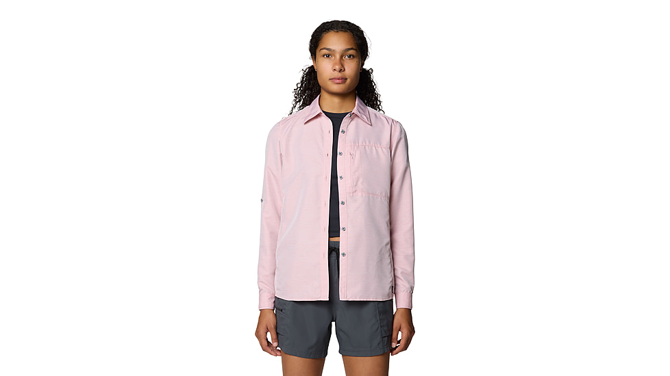 Mountain Hardwear Canyon Long Sleeve Shirts - Womens, Rosehip, S, 190423015351