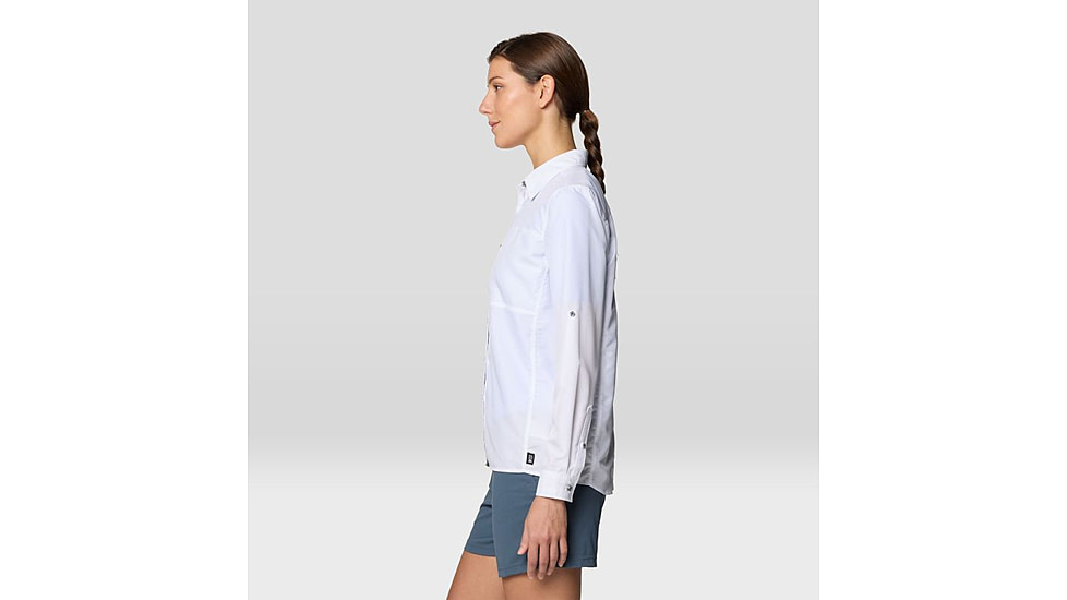 Mountain Hardwear Canyon Long Sleeve Shirts - Womens, White, XXL, 190423015467